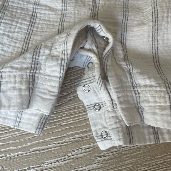 Banana Republic Cotton Striped jumpsuit, 0-3 Months, NEW - Picture 5 of 7